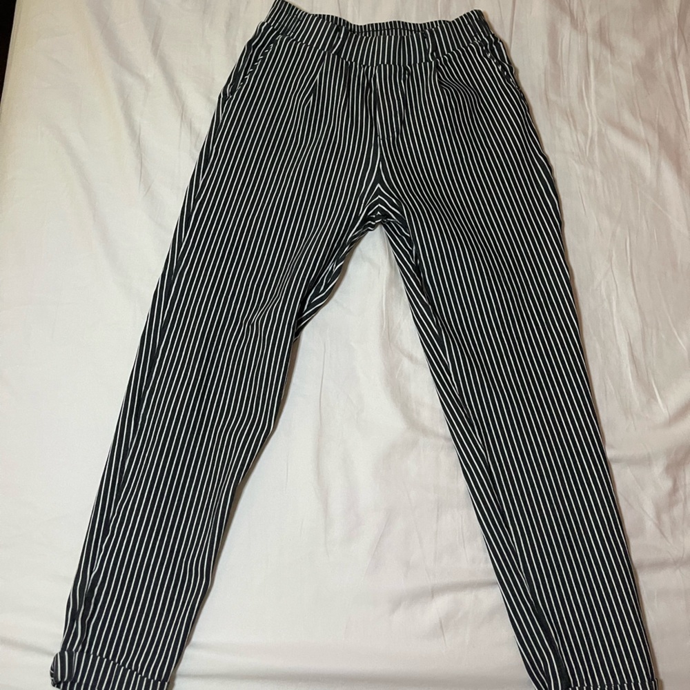 Striped office pants